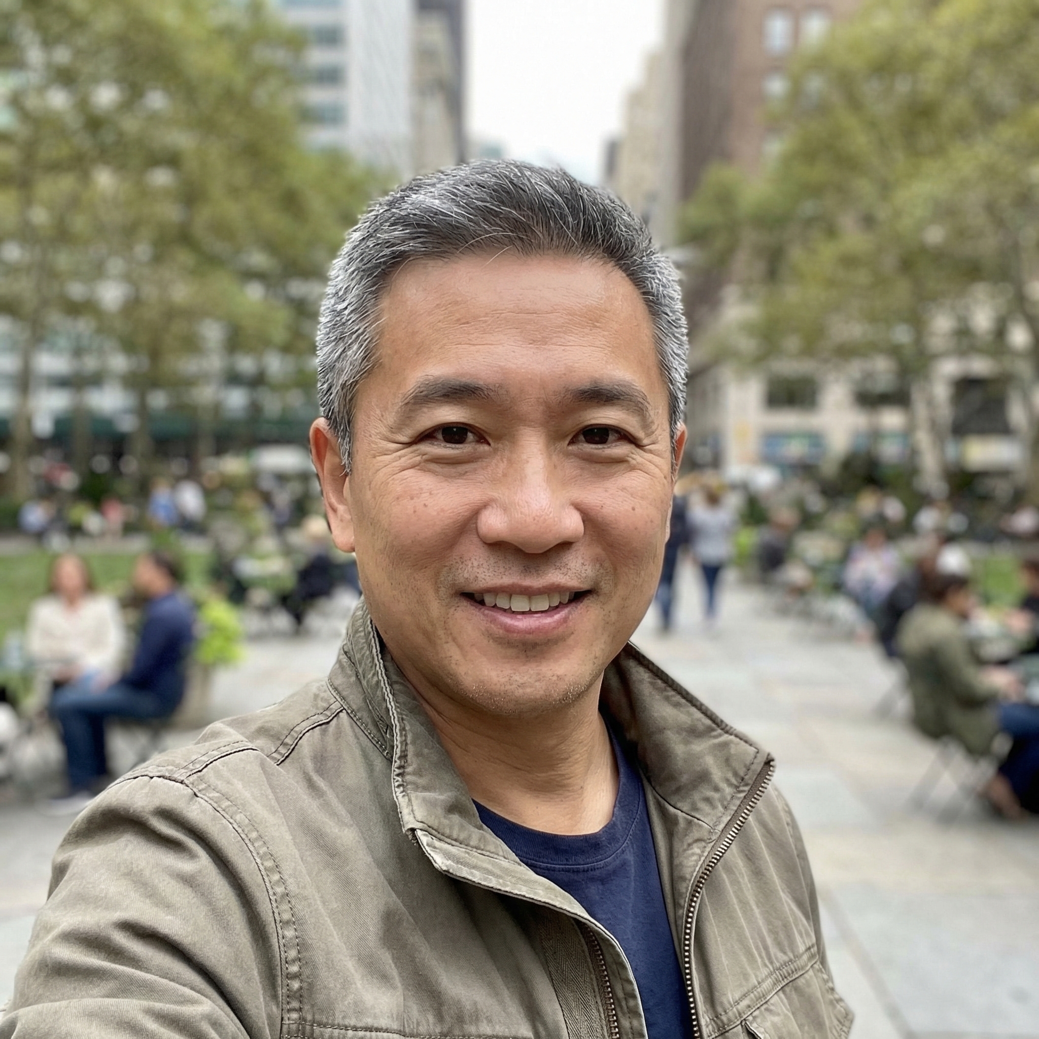 Original photo before AI headshot